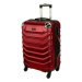 Rogal Tmavě červený odolný cestovní kufr do letadla "Premium" - M (35l)