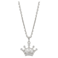 Preciosa Stříbrný náhrdelník Korunka s kubickou zirkonií Vienna 5378 00
