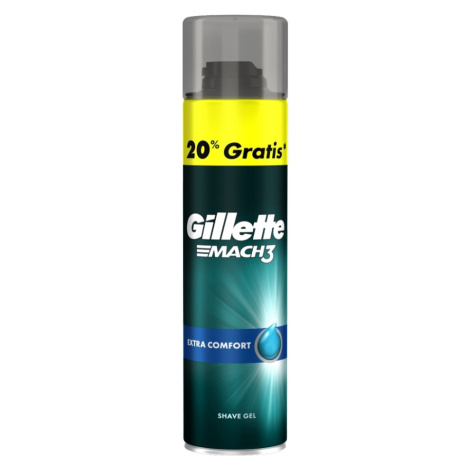 GILLETTE Mach3 Extra Comfort Gel na hoelní 200 ml + 40 ml