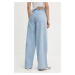 Džíny adidas Originals Femme Galore Denim Rhinestone Pants dámské, high waist, JN3020