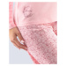 Gina Dámské pyžamové tričko s dlouhým rukávem 19523P sv. růžová