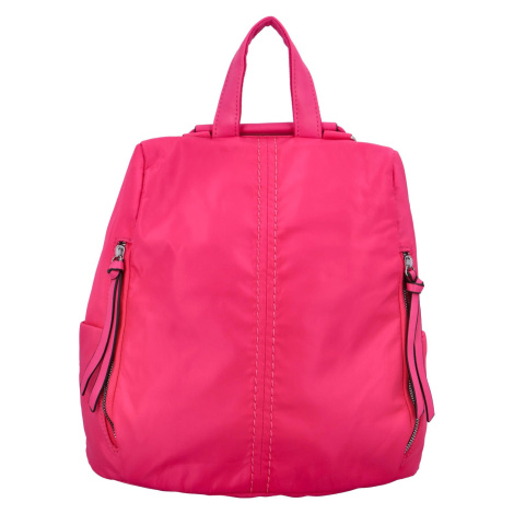 Stylová dámská kabelka/batoh Elvíra, tmavě růžová Paolo Bags