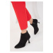 Soho Women's Black Suede Boots & Booties 17525