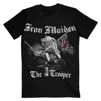 Iron Maiden Tričko Sketched Trooper Unisex Black