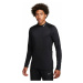 Nike Dri-Fit Warm Long-Sleeve Mens Mock Black/White