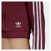 ADIDAS ORIGINALS Tričko burgundská červeň / bílá