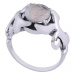 AutorskeSperky.com - Stříbrný prsten s měsíčním kamenem - S321