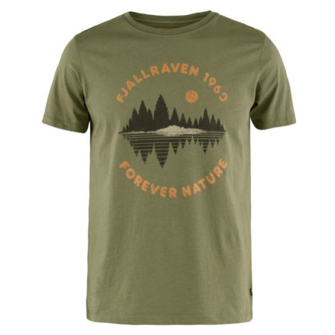 Fjällräven Forest Mirror T-shirt M, Barva GREEN