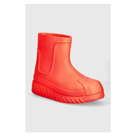 Holínky adidas Originals Adifom Superstar Boot W dámské, oranžová barva, IE0392