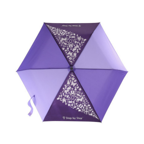 Dětský skládací deštník s magickým efektem, Purple Hama - Step By Step