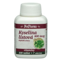 Medpharma Kyselina listová 800 mcg 107 tablet