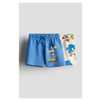 H & M - Teplákové šortky's potiskem 2 kusy - modrá