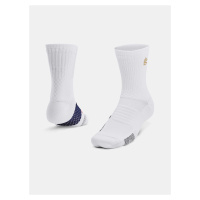 Bílé ponožky Under Armour Curry UA AD Playmaker 1p Mid