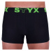 Styx 5PACK pánské boxerky sportovní guma nadrozměr vícebarevné 3XL