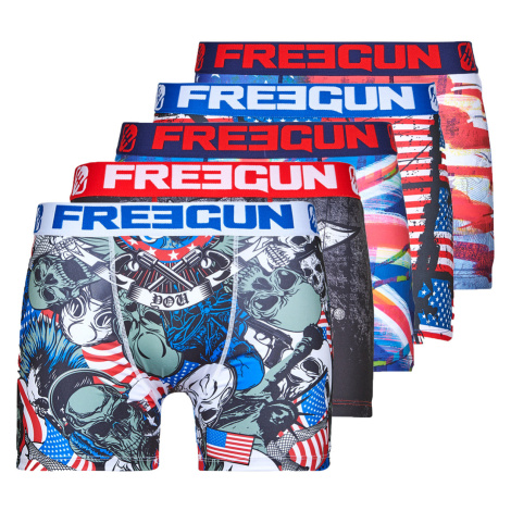 Freegun BOXERS DRAPEAUX X5 ruznobarevne