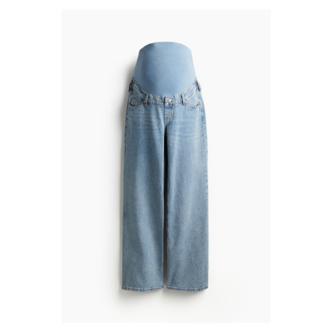 H & M - MAMA Široké džíny - modrá H&M