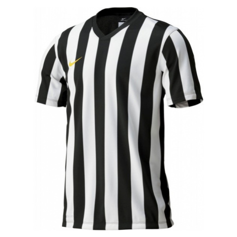 Nike STRIPED DIVISION JERSEY YOUTH Dětský fotbalový dres, černá, velikost
