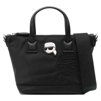 Karl Lagerfeld IKON NYLON NFT SM TOTE Černá