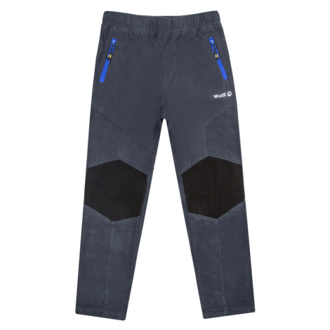 Chlapecké outdoorové kalhoty - Wolf T2352, šedá Barva: Šedá