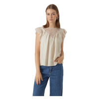 Vero Moda Dámský top VMPURA Regular Fit 10295688 Pumice Stone