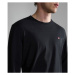 Napapijri SALIS LS 1 Pánské tričko s dlouhým rukávem, černá, velikost