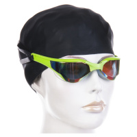 Plavecké brýle mad wave razor rainbow goggles černá/zelená