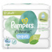 PAMPERS Harmonie Aqua vlhčené ubrousky Plastic Free 4x48 ks = 192 ks