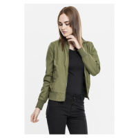 Dámská bomber bunda // Urban classics Ladies Light Bomber Jacket olive