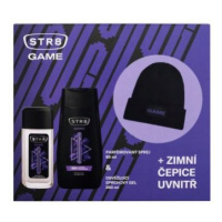 STR8 Game - parfémovaný sprej 85 ml + sprchový gel 250 ml + čepice