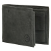 Hide & Stitches Černá kožená peněženka pro pány "Hammer"
