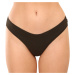 Dámská tanga Calvin Klein tmavě zelené (QD3954E-9MD)