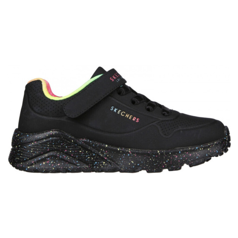 Skechers Uno lite-rainbow specks Černá