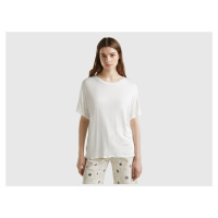 Benetton, T-shirt In Sustainable Stretch Viscose