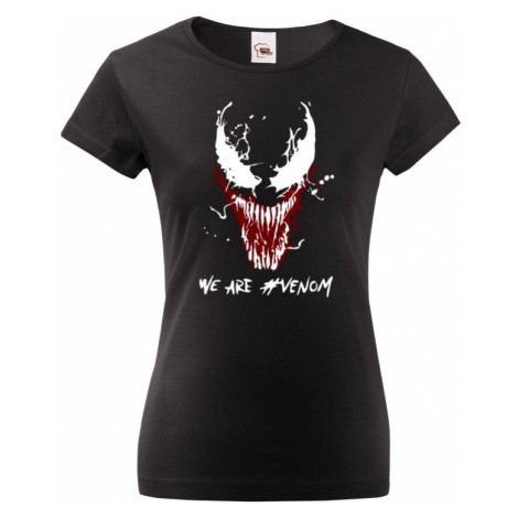 Dámské tričko s potiskem Venom od Marvel - ideální dárek pro fanoušky BezvaTriko