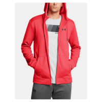 Pánská mikina Under Armour UA Armour Fleece FZ Hoodie-RED - Pánské