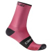 Castelli Giro107 18 Sock Rosa Giro 2XL Cyklo ponožky