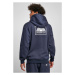 Southpole Square Logo Hoody - midnightnavy