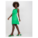 Zelené mini šaty se zavazovacími ramínky --green Zelená