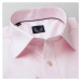 Pánská košile Slim Fit světle růžové barvy s hladkým vzorem 11393