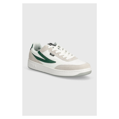 Kožené sneakers boty Fila SEVARO zelená barva, FFM0252