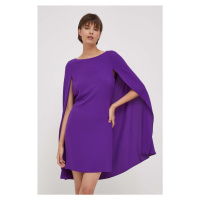 Šaty Lauren Ralph Lauren fialová barva, mini, 253855210