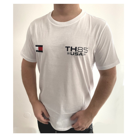 Pánské tričko Tommy Hilfiger UM02107 | bílá
