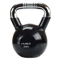 Kettlebell s chromovaným úchopem HMS KTC 20 kg černý