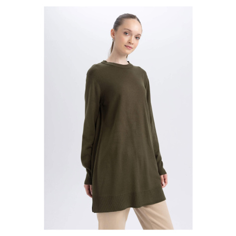 DEFACTO Regular Fit Crew Neck Tunic