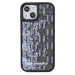 Liquid Glitter Monogram Gradient Zadní Kryt pro iPhone 15 Black Karl Lagerfeld