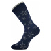 Froté ponožky Lonka - Frooloo, vločky Barva: Modrá tmavě