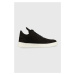 Semišové sneakers boty Filling Pieces Low Top Ripple černá barva, 25121721863