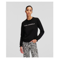 Mikina karl lagerfeld elektrika logo sweatshirt černá