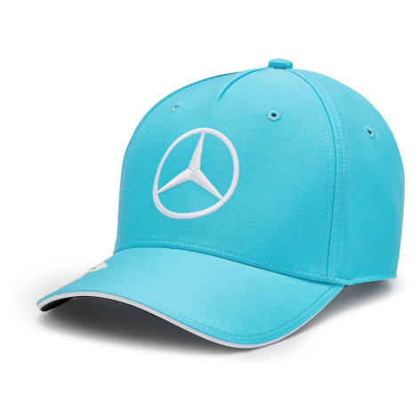 Mercedes AMG Petronas dětská čepice baseballová kšiltovka Driver George Russell blue F1 Team 202 Stichd