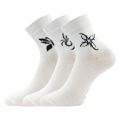 Dámské ponožky Boma - Tatoo, bílá Barva: Bílá
